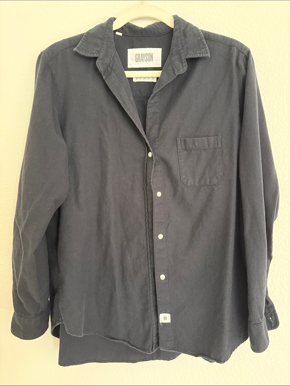 Women's Grayson Black Button-Down Shirt